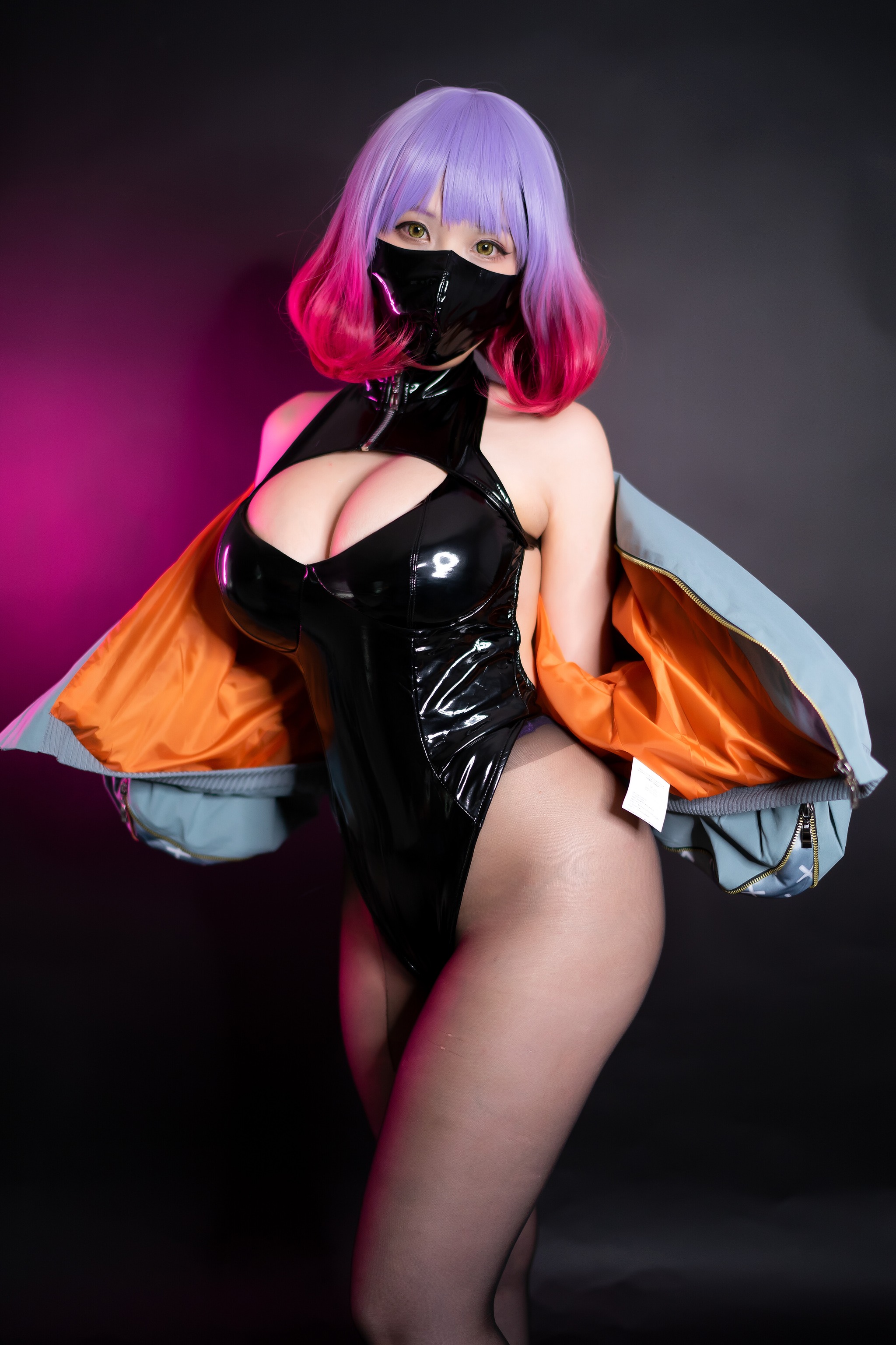 图片[1]-Hana Bunny – NO.076 Mask Girl Luna[11P]-XikXak
